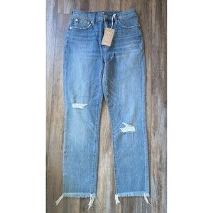 NWT Madewell The Perfect Vintage Jean Women's Size 28 Tall Inseam 28" Frayed NEW